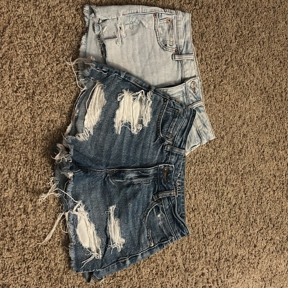 2 pairs of american eagle jean shorts, size 0, $25 each brand new - Picture 5 of 7
